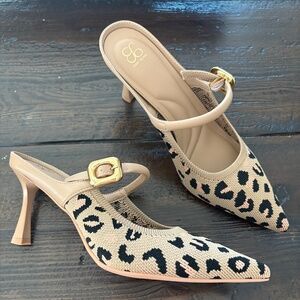 Cosy Island Animal Print Heels
